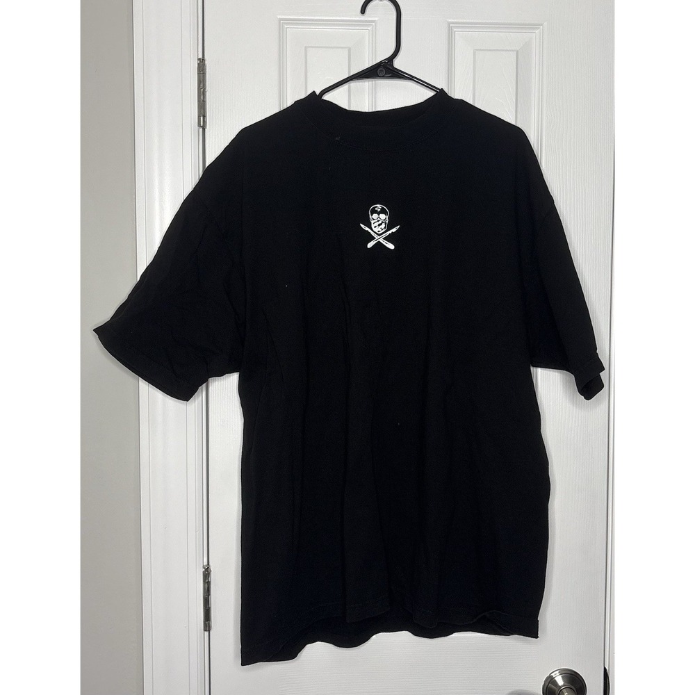 Shaka Wear Streetwear‎ Mens Short Sleeve Logo T-Shirt Black XL
